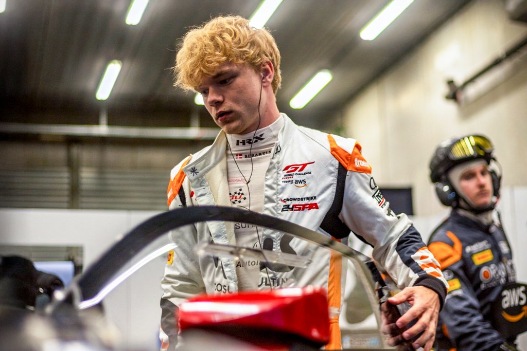 Udgik kort før mål: Sebastian Øgaard uheldig på Spa-Francorchamps
(Foto: Tresor Competition)